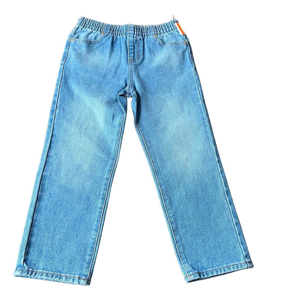 New Scotch & Soda Elastic Waist Boy's Light Wash Jeans - 6